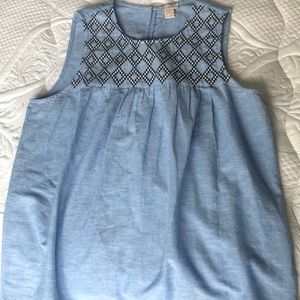 J.Crew chambray tank